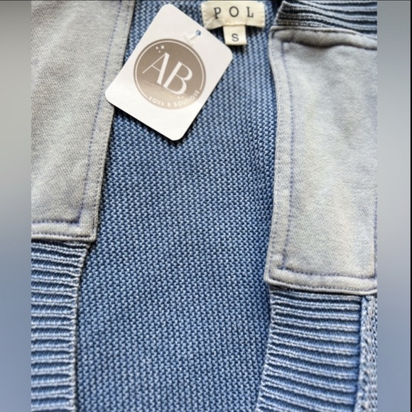 NWT POL BOHO REST IS RITUAL MINERAL WASH CARDI OVERSIZED SMALL NEW - Picture 7 of 8